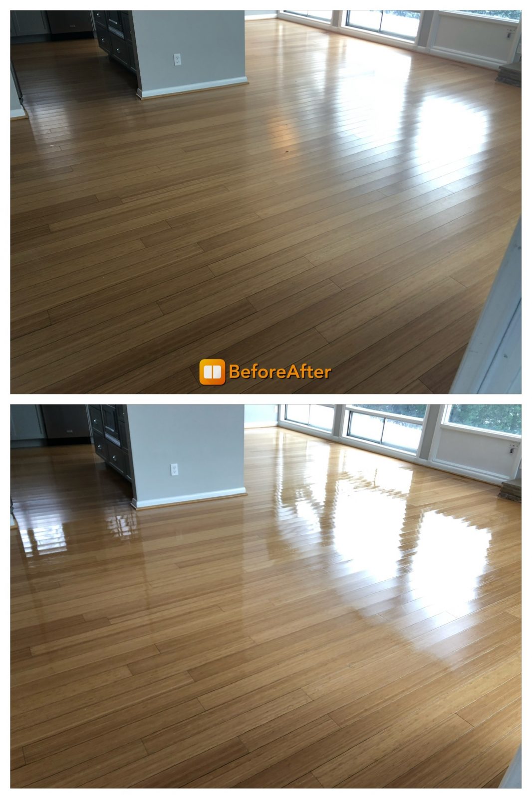 Professional Hardwood Floor Cleaning Blue Ash Ohio by Howards Cleaning Service