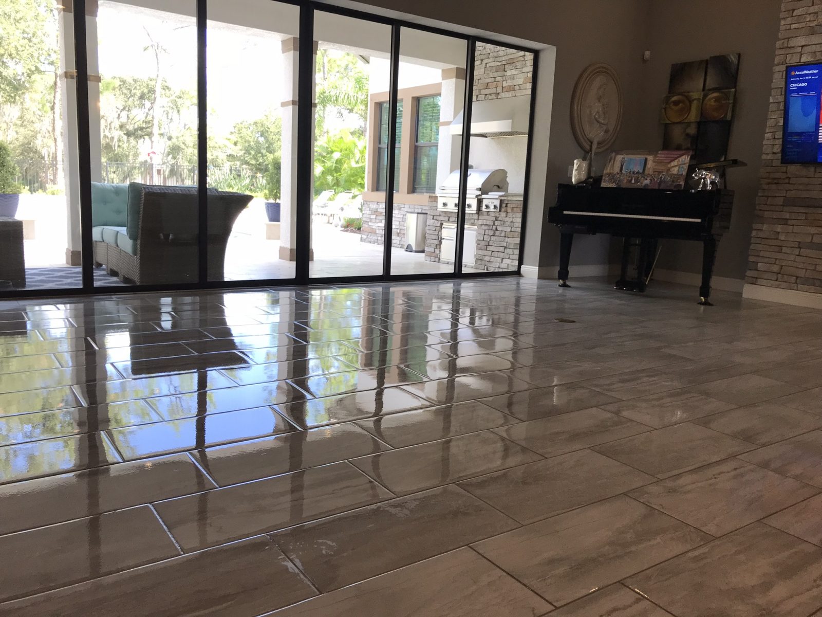 Professional Tile & Grout Cleaning New Port Richey Florida by Howards Cleaning Service