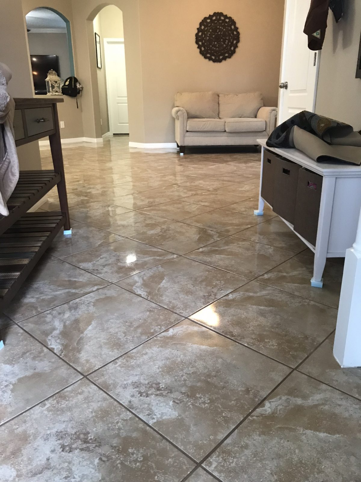 Professional Tile & Grout Cleaning Odessa Florida by Howards Cleaning Service