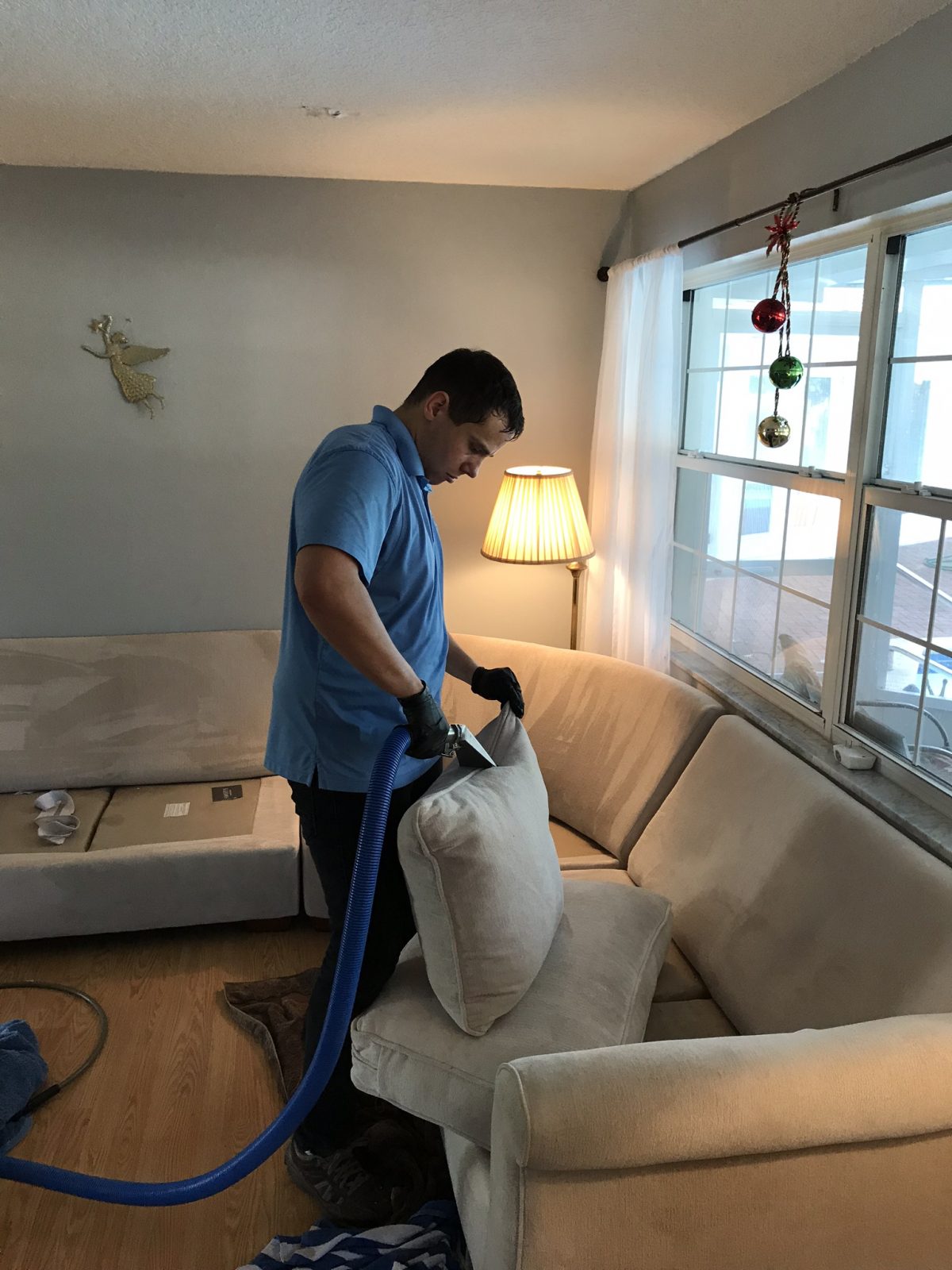Professional Upholstery Cleaning Clearwater Florida by Howards Cleaning Service